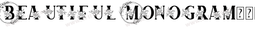 Beautiful Monogram字体转换